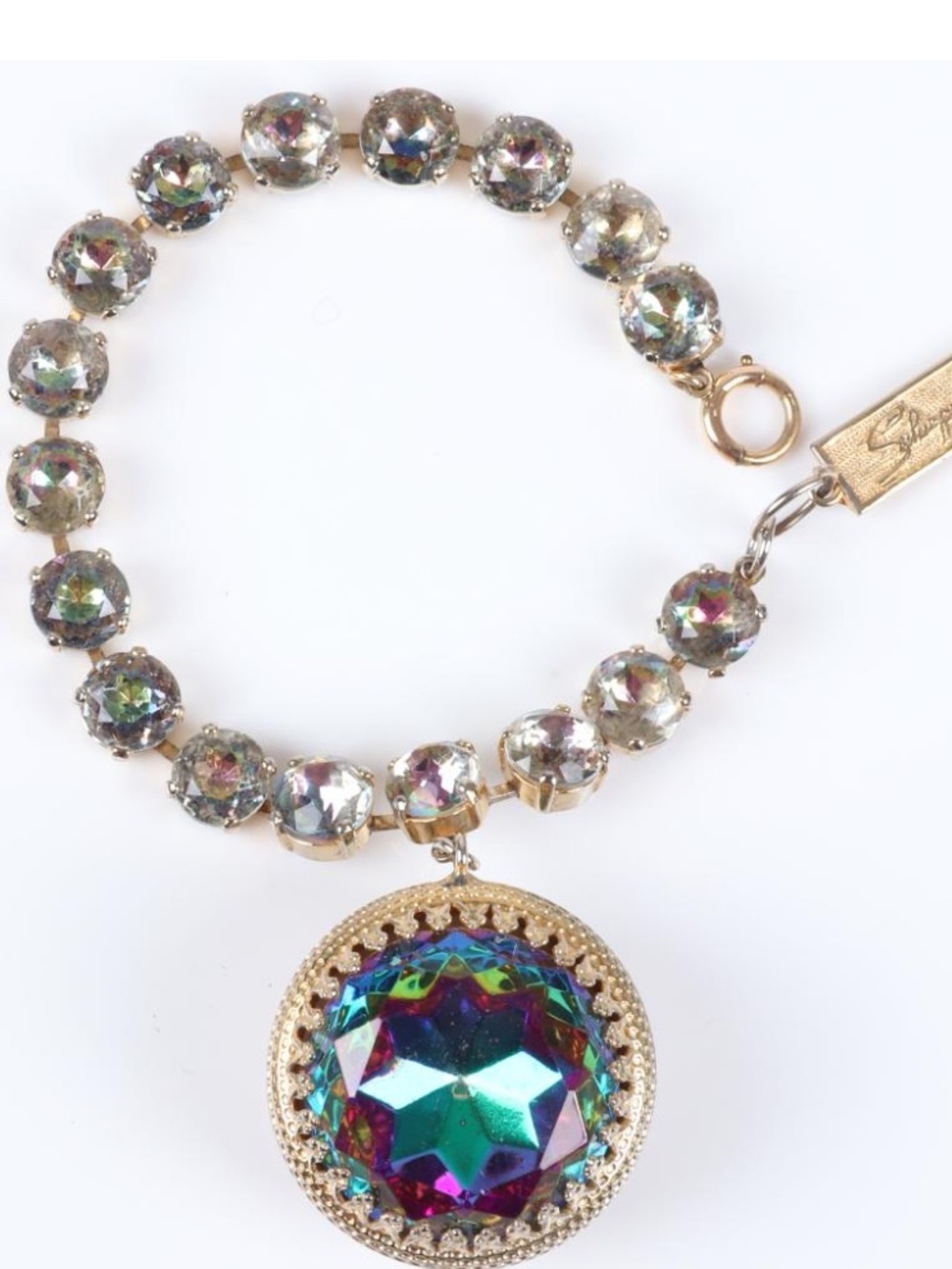 SCHIAPARELLI watermelon crystal bracelet